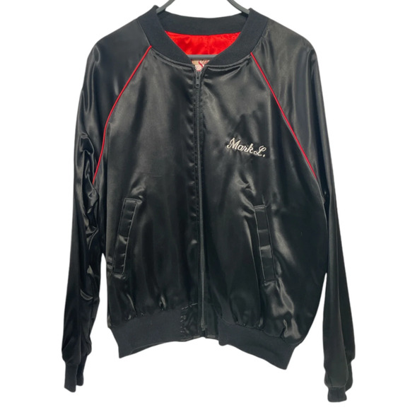 Harlem Nights Paramount Crew Bomber Jacket Mark Lipsky Exec Producer Sz. L - Picture 2 of 7